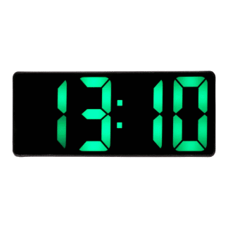 elektroniczny zegar cyfrowy z budzikiem i czujnikiem dÅºwiÄ™ku