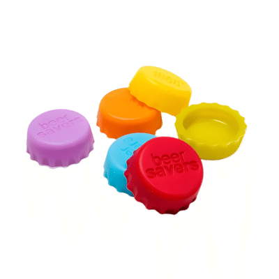 6x kapsel kapsle silikonowe pokrywka na butelkę kolory